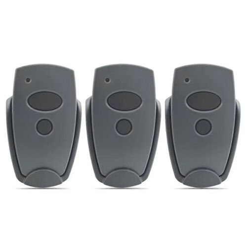 Lot de 3 émetteurs manuels pour porte de garage 868,3 MHz pour modèles D302-868, D304-868, D384-868, D321-868, D323-868