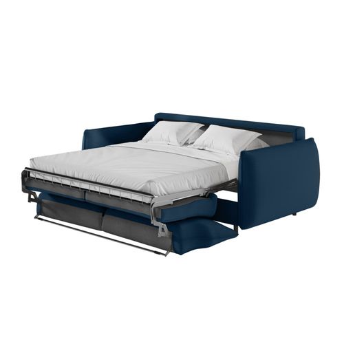 Canapé Erik Convertible 3 Places Système Couchage Express En Tissu