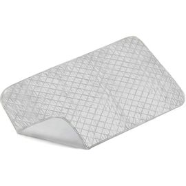 Tapis de repassage Couverture de repassage de voyage portable Tampon de repassage résistant à la chaleur épaissi pour machine à laver Sèche-linge Comptoir de table Petite planche à repasser (48x