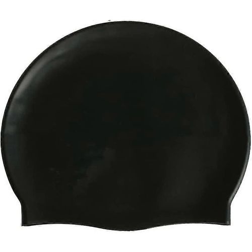 Chapeaux De Bain Pour Enfants 100 % Garçons Filles Bonnets De Bain En Silicone,Bonnets De Bain Imperméables Extensibles Confortables,Cheveux Longs Et Cheveux Courts Bonnets De Bain Extensibles,Noir 