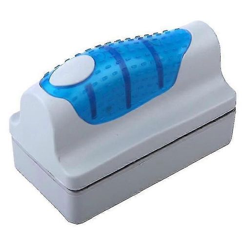 Brosse De Nettoyage Magnétique D'aquarium,Nettoyant Pour Laveuse De Verre D'aquarium Avec Aimant Brosse De Nettoyage Flottante Outil De Récurage De Grattoir D'algues Aquatiques Pour Bronzage