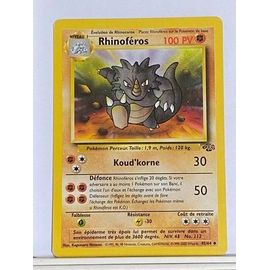 Carte Pokémon Rhinoféros 45/64 Jungle Vf