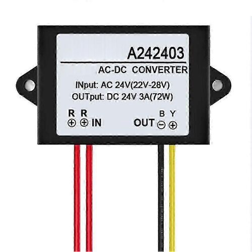 AC 24v à dc 24v 1/2 / 3a Mini convertisseur d'alimentation étanche module d'adaptation Qinhai