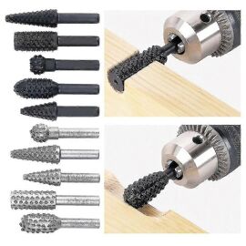 Set De 3 Forets Carbure Pour Sculpture Sur Bois - Neuf