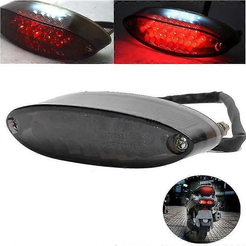 Led Numéro De Moto Plaque D'immatriculation Queue Frein Stop Queue Feu Arrière Feu Stop