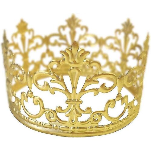 Couronne d'or élégant gâteau topper reine princesse gâteau photo fête à thème fêtes bébé décor