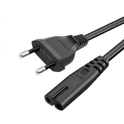 Câble D'alimentation Eu Ac C7 À Euro 2 Broches Pour Adaptateur Secteur De Console De Jeu Xbox Ps5