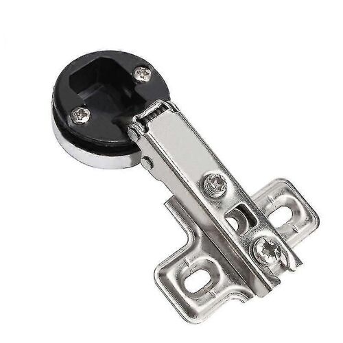 Charnière à fermeture douce de trou de 26 mm pour charnières de porte en verre d'armoire pour armoires (recouvrement complet de 35 mm,2 pièces) / bl