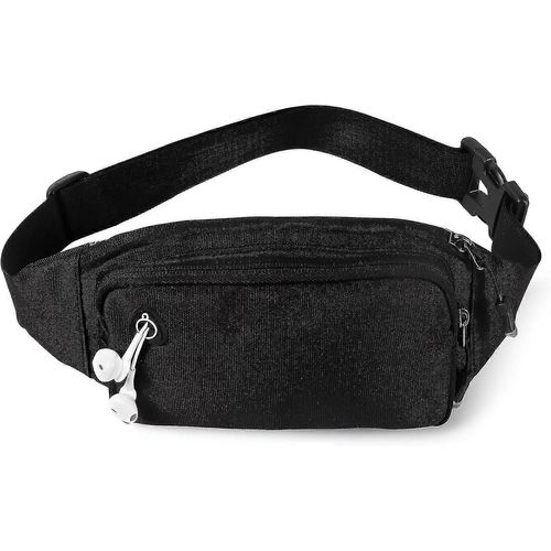 Sac banane pour femmes hommes ceinture de course avec prise casque sport à la mode petit sac de ceinture étanche sac de taille