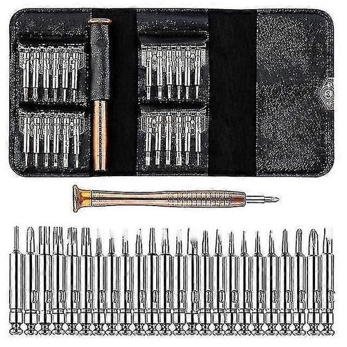 Kit de tournevis de précision,kit de réparation électronique magnétique 25 en 1,avec arbre flexible,smartphone,console de jeux,tablette