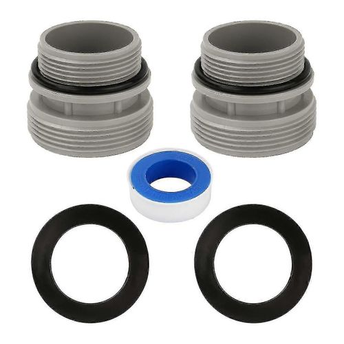 Adaptateur de tuyau de piscine 1 1/4 pouce à 1 1/2 pouce,conversion des pompes de piscine,des filtres,des pompes à chaleur à 1 1/2 pouce H