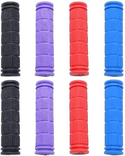 4 Paires De Poignées De Guidon De Vélo Poignée De Guidon De Vélo Antidérapante Poignée De Vélo En Caoutchouc De Haute Qualité Pour Vtt Bmx Vélo Pliant Scooter De Voiture - 4 Couleurs