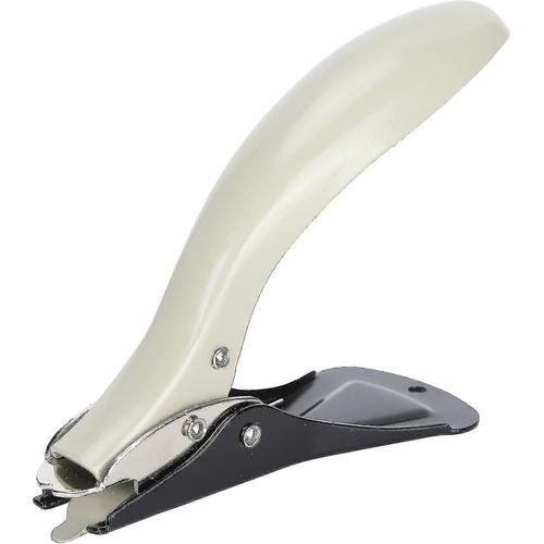 Extracteur D'agrafes Éliminateur D'agrafes Version Robuste Pour Retirer Les Agrafes Des Cartes Et Des Cartons (Blanc) (1pcs)