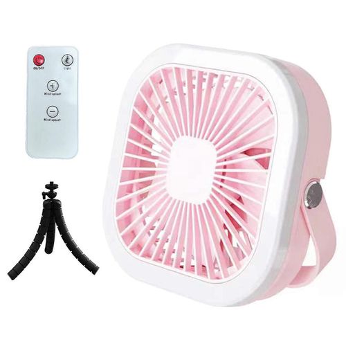 Ventilateur de plafond télécommandé 4000mah avec ventilateur de camping sur trépied pour dortoir