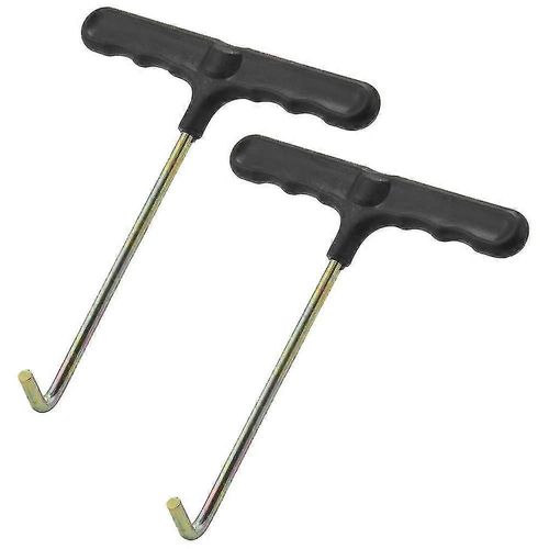2pcs Trampoline Ressort Outil De Traction,Trampoline Extracteur De T-Crochet Ressort Extracteur D'outil-Yky