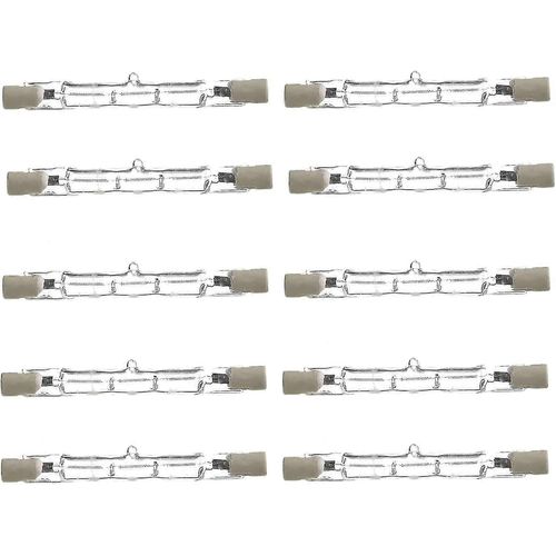 Ampoules Halogènes Linéaires R7s 120w,Ampoules De Sécurité De Projecteur Halogène Éco-Halogène J78,Projecteur Halogène Linéaire De 78 Mm De Longueur Paquet De 10