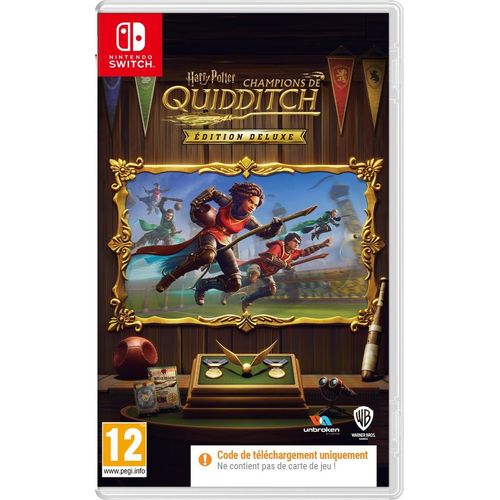 Harry Potter : Champions de Quidditch (Code in a Box) Deluxe Edition Switch