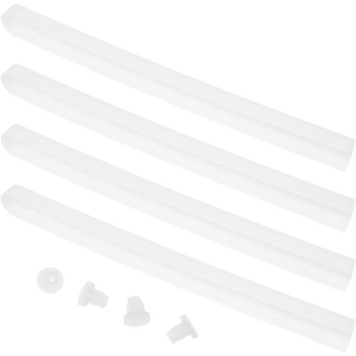 4 Pcs Glissières de Tiroir en Plastique 18,5 cm: Glissiere pour Plateau Coulissant de Cabinet Pour Le Tiroir de 17 mm Rainuré-Faciles à Installer Rail de Guidage Pour Meubles d'Armoires