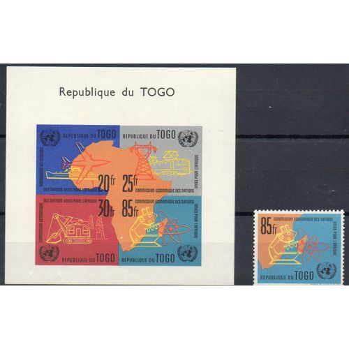 Togo Timbre Commission Économique 1961