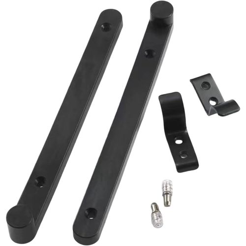 Rails De Tiroir,Glissières D'armoire Pour Rails De Porte Rabattables,Guide De Tiroir En Plastique,Guidage De Tiroir Caché Monté Latéralement,Guides De Tiroir Pour Table De Chevet (Noir,250 Mm)