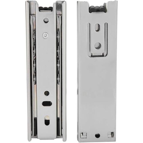 Glissière de tiroir Rail de Guidage pour Meubles,Extension complète,Mini-Cuisine Courte,matériel de Placard à roulement à Billes 5x1.37 Pouces (2 pièces)