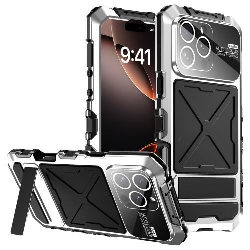 Étui Étanche, Anti-Poussière Et Chocs Pour Iphone 16 Pro Max (Argent)