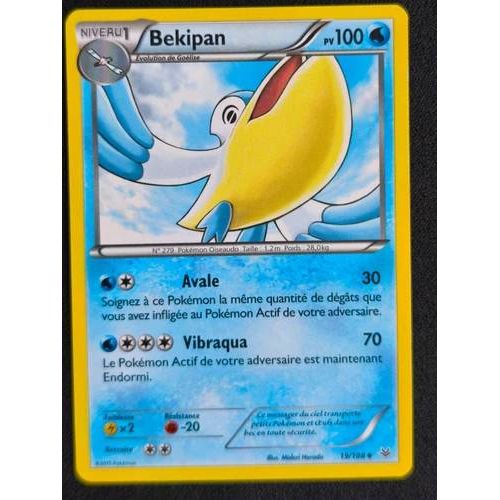 Carte Pokémon Bekipan 19/108 Xy Xy6 Ciel Rugissant Fr