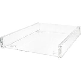 Cristallic Corbeille À Courrier Acrylique A4 Transparent