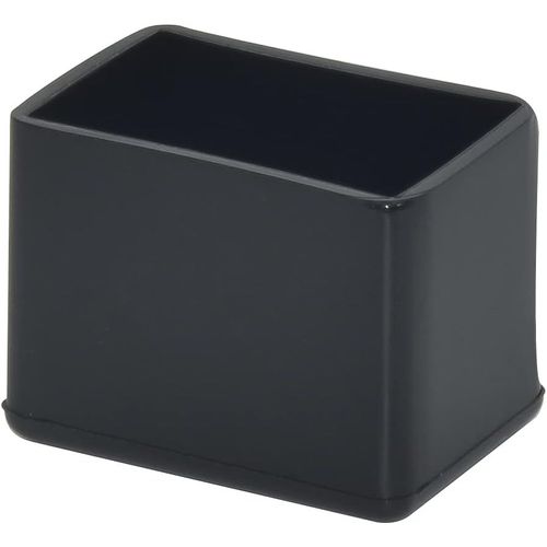 Lot De 4 Protections De Sol Rectangulaires En Pvc Noir Pour Pieds De Chaise,Pour Sols En Bois Dur,2,0 X 3,0 Cm,20 X 30 Mm