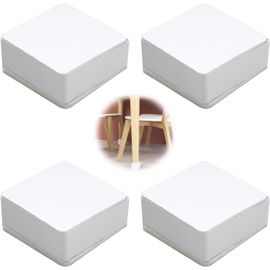4 Pièces Rehausseur De Meubles En Acier Carbone,Hauteur De 3 Cm Rehausseur Pieds De Lit,Rehausseur Pied De Table,Diamètre De 6 Cm Pour Rehausser La Hauteur Du Lit,Du Canapé Ou De L'armoire