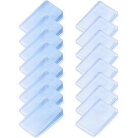 16 X Cales De Meubles Transparent,Cales En Plastique Pour Meubles,Wc,2 Tailles (2 5 Mm Et 2 10 Mm Hauteur)