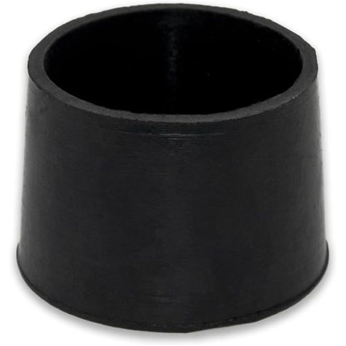 Lot De 8 Grands Embouts Ronds Pour Pieds De Chaise En Caoutchouc De 40 Mm (1-9/16 Inches) Ronds Et Noirs.