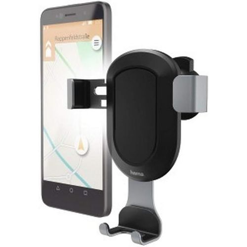 Kyaoayo-Support Universel Voiture "" "" (Pour Smartphones Dune Largeur De 5,5 Cm À 8,5 Cm, Fente Aération, Poids De 58 G) Noir/Gris