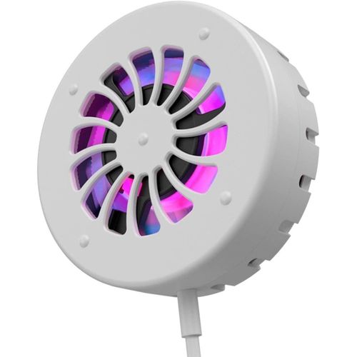 Aer-Radiateur Magnétique Pour Iphone 15 W, Chargeur Sans Fil Pour Dissipation De La Chaleur (Blanc)