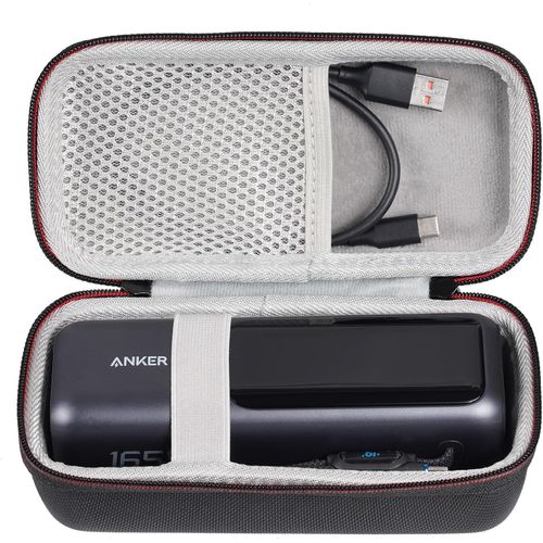 KALCX-Growalleteer Étui Rigide Pour Ordinateur Portable 165 W (25 000 Mah),Chargeur Portable,Étui De Transport Compatible Avec Anker Zolo A1695 Power Bank 25K 165 W Pour Voyage,Bureau Et Extérieur (P