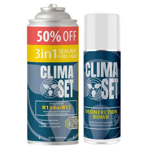 Xl Climaset 3in1 R134a + Désodorisant À La Chaux