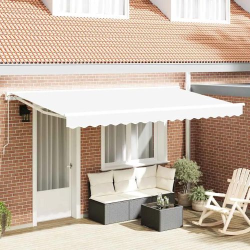 Vidaxl Toile De Rechange Pour Store Banne Blanc 400 X 200 Cm Toile
