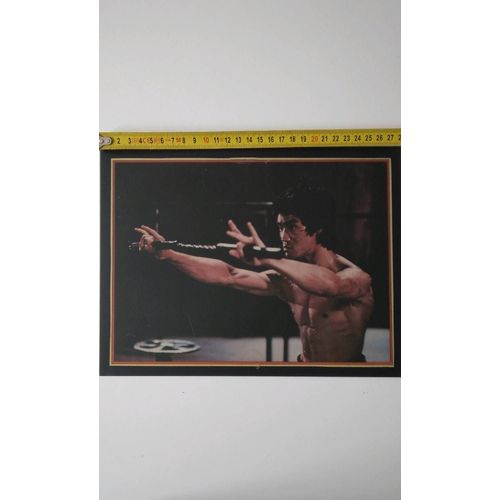 Cadre mural Bruce Lee Nunchaku