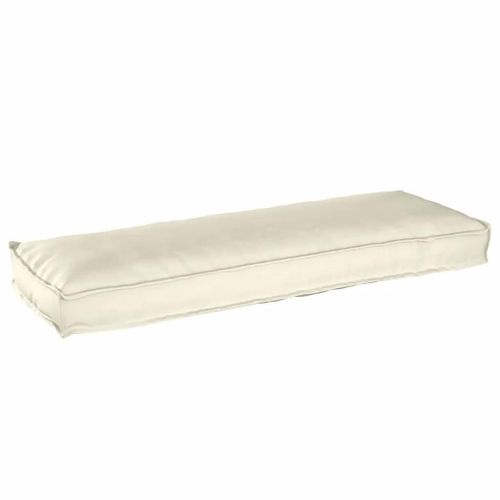Vidaxl Coussin De Palette Pour Banc Crème 120 X 40 X 8 Cm, En Tissu Oxford