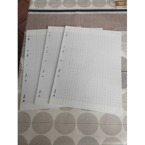 Lot Feuilles Double Grands Carreaux