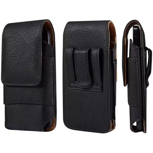 SUBZONAL-Sac de Ceinture pour Téléphone Portable en Cuir, Sacoche Ceinture Smartphone Homme, Sacoche Ceinture Clip Telephone Cuir Universel Vertical Housse de Transport Coque Poche Portefeuille avec