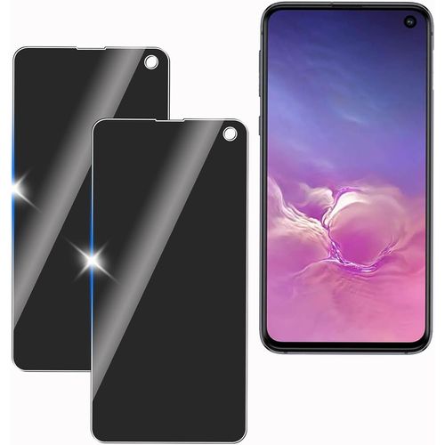 2 Pièce Anti-Espion Verre Trempé Protecteur Pour Samsung Galaxy S10e, 9h Dureté Privacy Film En Verre Trempé, Anti-Rayures, Anti-Espion Confidentialité Protection Verre, Sans Bulles