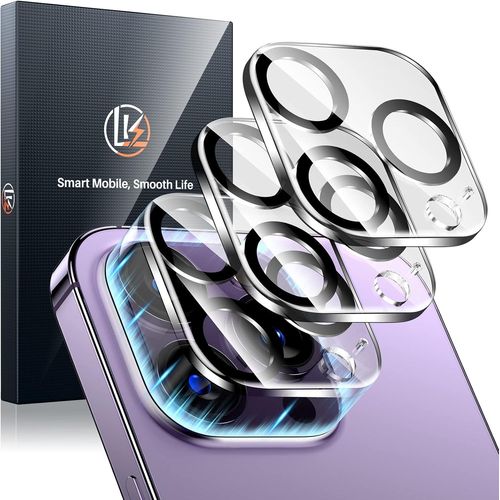 3 Pièces Protection Caméra Pour Iphone 14 Pro/Iphone 14 Pro Max, Verre Trempé Haute Définition, Anti-Rayures, Ultra Hd, Protection Objectif