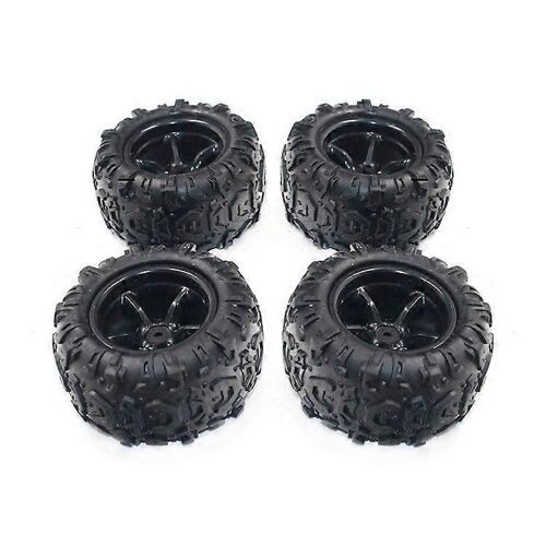 4PCS 9300-21 Pneu En Caoutchouc RC Pneus De Voiture 9300 &amp; 9302 1/18 Échelle sur Jante De Roue De Route Fit pour Voiture RC