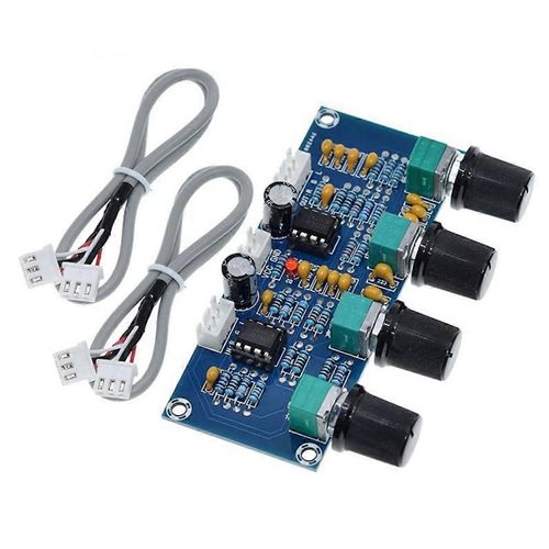 Xh-A901 Tone Board Préampli Avec Réglage Des Aigus,Des Basses,Du Volume Préamplificateur Contrôleur De Tonalité Pour Ampli