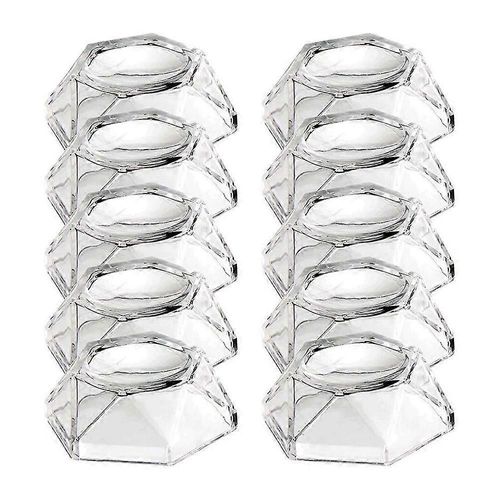 10pcs Sphère Acrylique Présentoir Support - Affichage De Balle - Pour Balle De Tennis Softball (Petite)