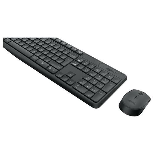 Logitech MK235 - Ensemble clavier et souris - sans fil - 2.4 GHz - Espagnol