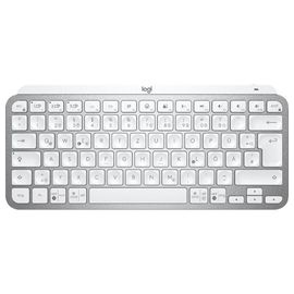 Logitech MX Keys Mini - Clavier rétroéclairé Bluetooth AZERTY Français - gris pâle