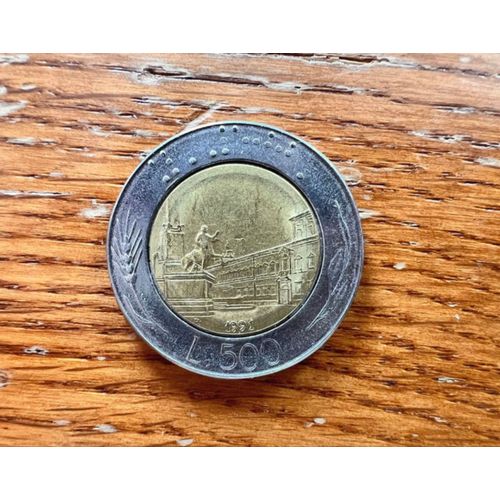 Pièce République Italienne L500 1991