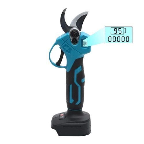 sécateur électrique sans fil,outil de jardin,ciseaux de jardin avec affichage LED,batterie 18V -No Battery